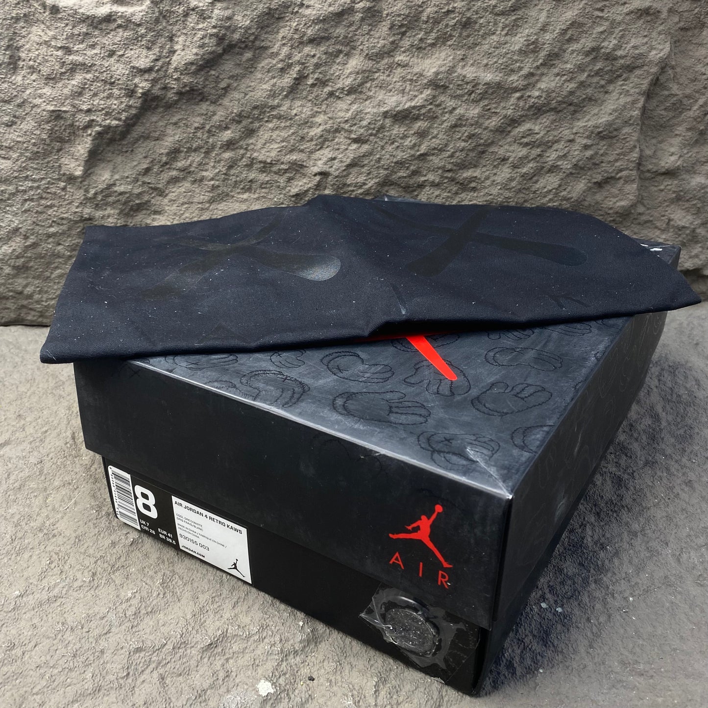 Jordan 4 Kaws Gray (Size 8)