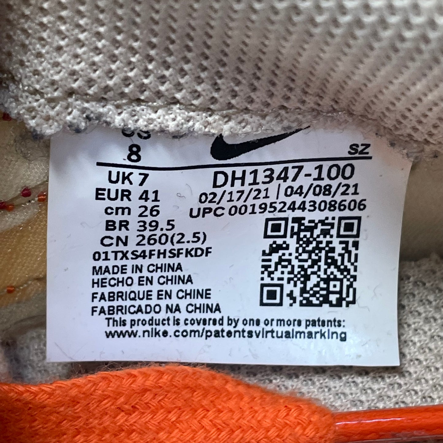 CLOT Sacai Nike LDWaffle（Size8）