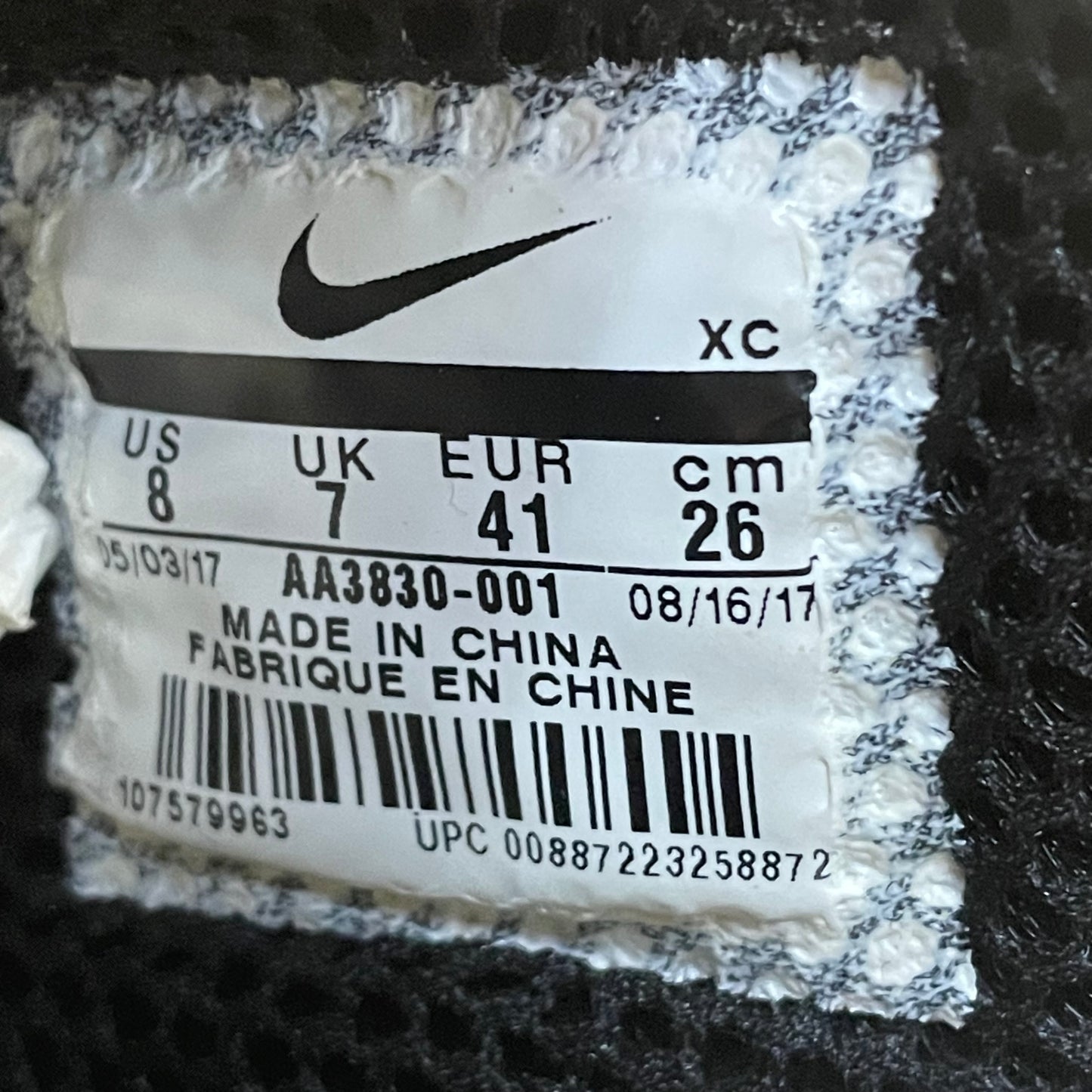 Nike Air Presto The Ten Off White（Size8）